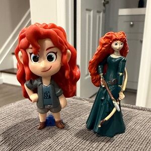 Disney Pixar Brave Merida figures - Set of 2     kids toy toys action figure